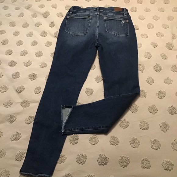 Judy Blue Skinny Fit Distressed Jeans.  Size 7/28 - Picture 8 of 11